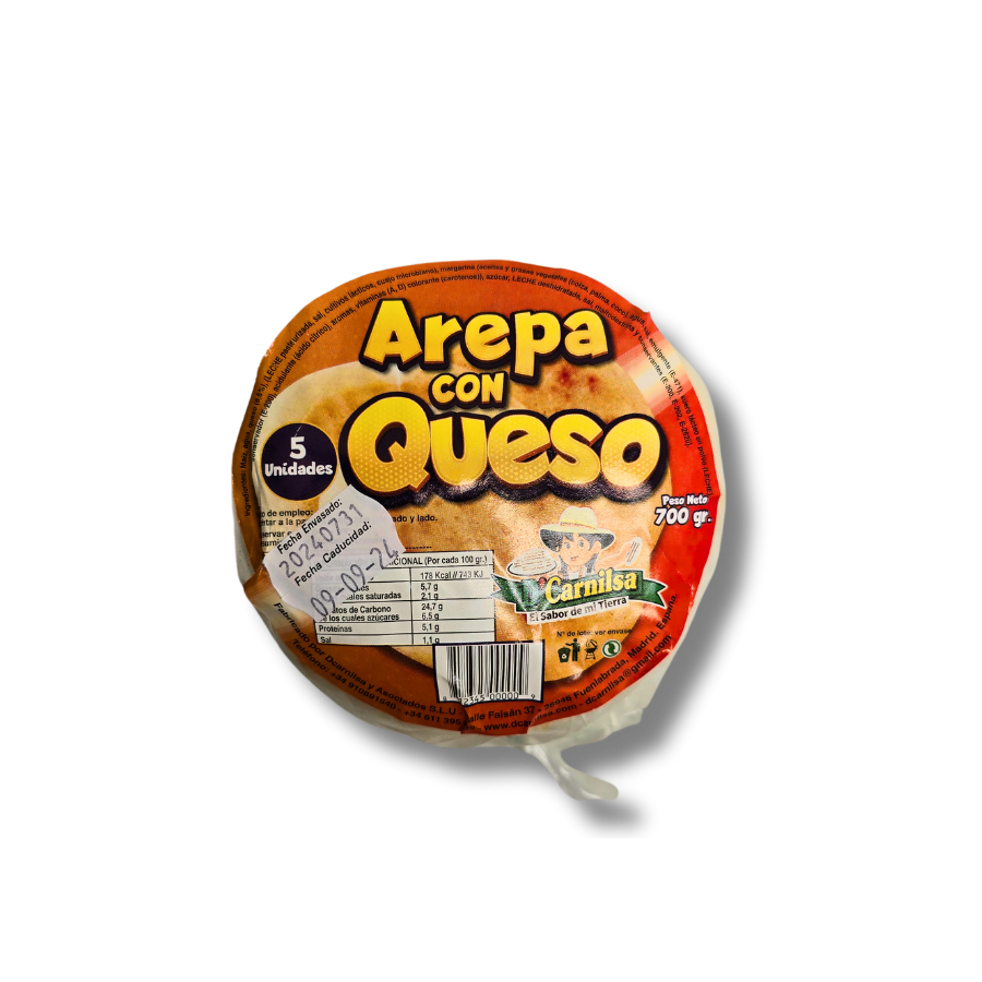 Arepa con Queso D’carnilsa - Saresan