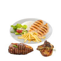 Ternera, Cerdo o Pollo
